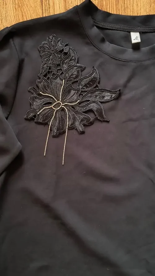 Midnight Bloom Embellished Dress2