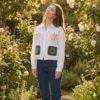 Floral Crochet Pocket Shirt